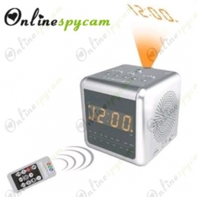 CCD 480 TVL HR DVR AM/FM Alarm Clock Radio Covert Camera with 8GB SD Card